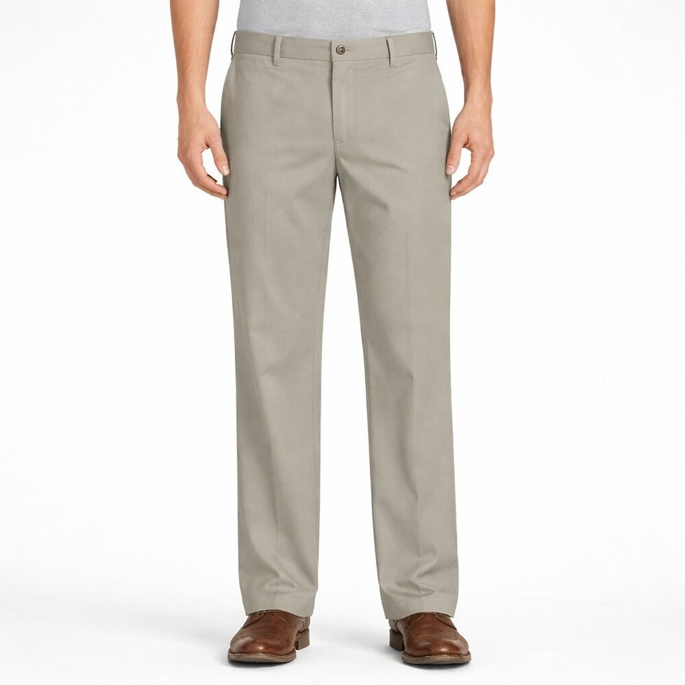 Banana Republic Dress Chino Pants Mens 31x32 Khaki Flat Front